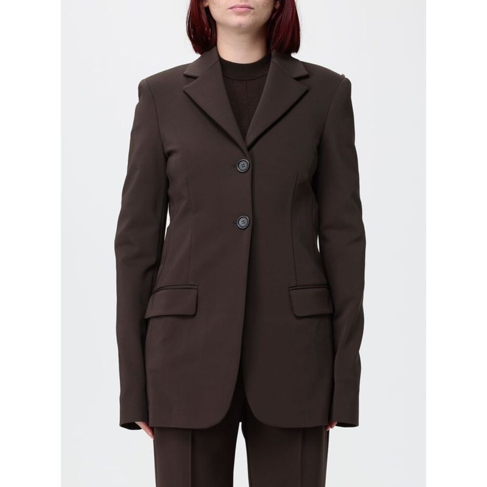 Sportmax Women Single-Breasted Sportmax Blazer In Cri�Pe With Two-Button Closure
